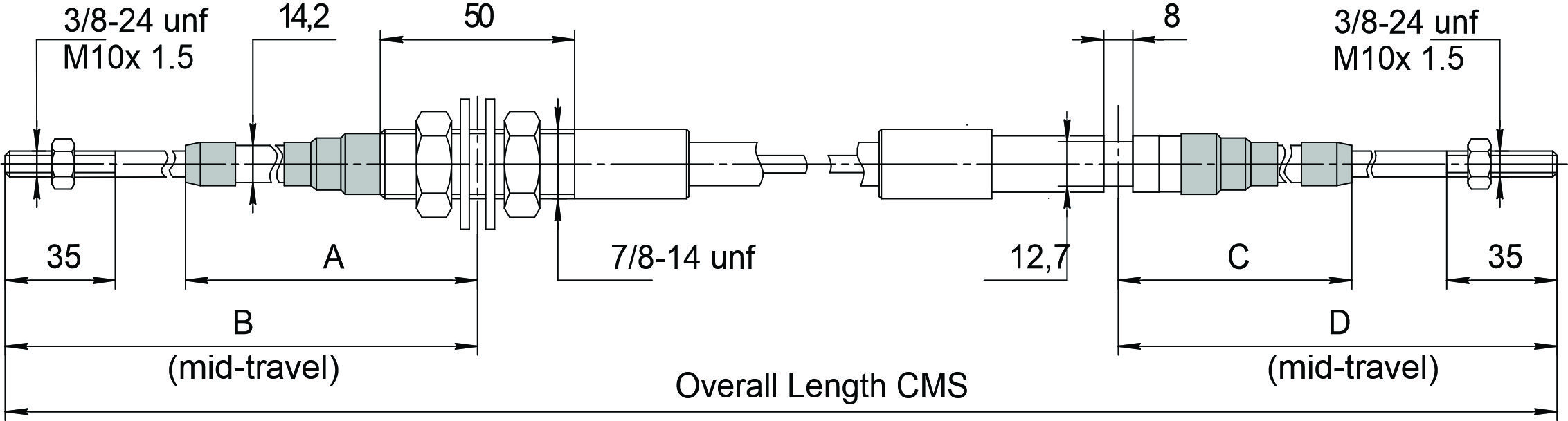 8 Series HP Cable 001-08X22-0XXX